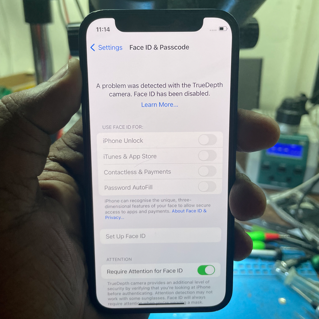 Face ID repair process